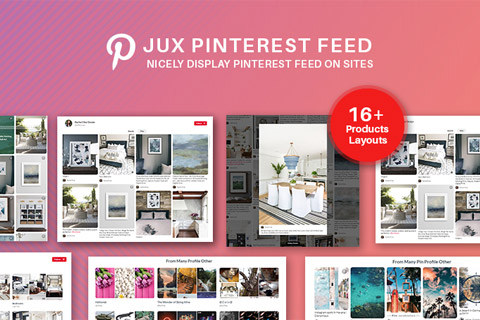 Joomla extension JUX Pinterest Feed