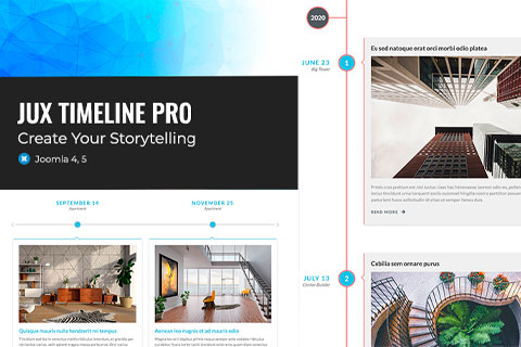 Joomla extension JUX Timeline Pro