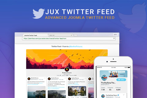 Joomla extension JUX Twitter Feed