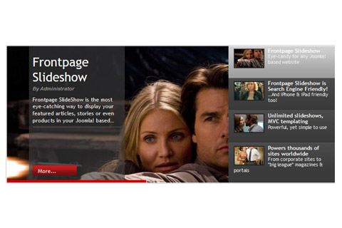 Joomla extension Frontpage SlideShow