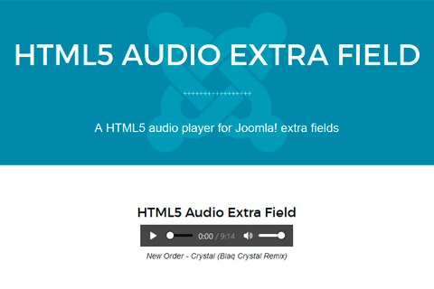 Joomla extension JXTC HTML5 Audio Custom Field