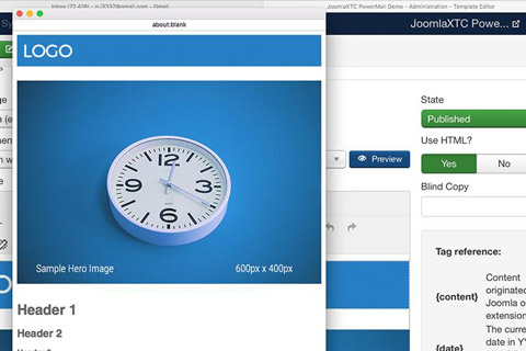 Joomla extension JXTC Power Email