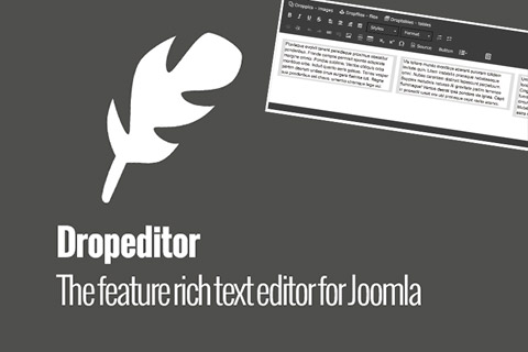 Joomla extension JoomUnited DropEditor Pro