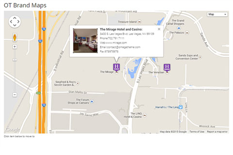 Joomla extension OT Brand Maps