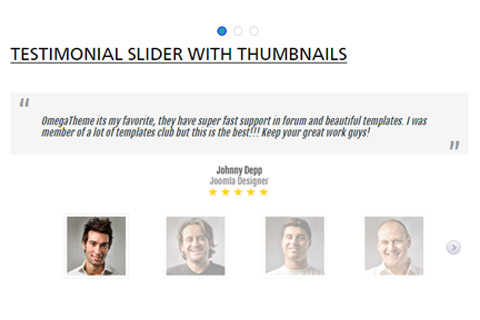 Joomla extension OT Testimonials Slider