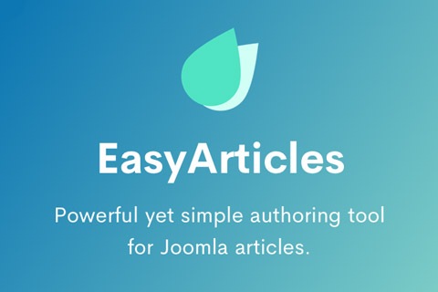 Joomla extension EasyArticles Pro