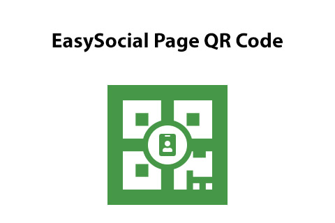 Joomla extension EasySocial Page QR Code