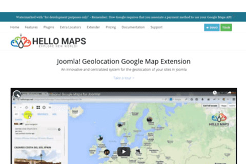 Joomla extension HelloMaps Pro