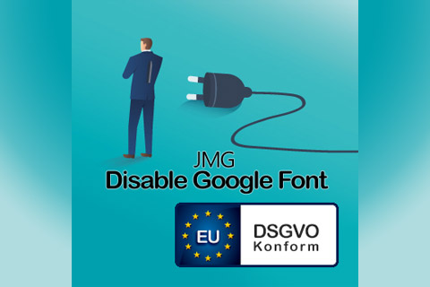 Joomla extension JMG Disable Google Font