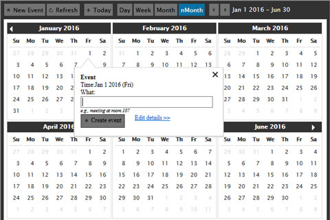Joomla extension Multi Calendar