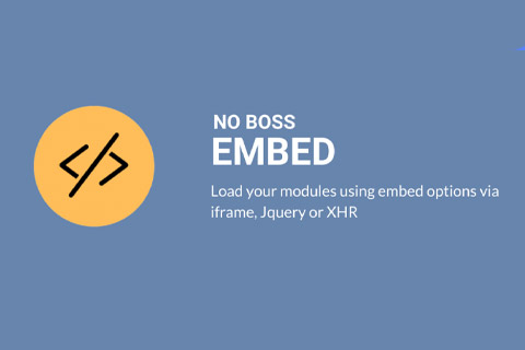 Joomla extension No Boss Embed Pro