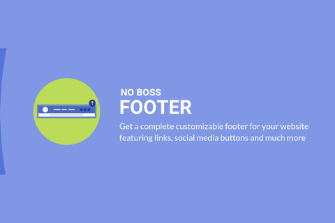 Joomla extension No Boss Footer Pro