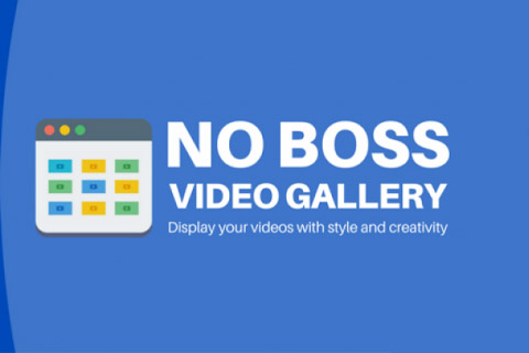 Joomla extension No Boss Video Gallery