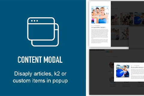 Joomla extension OL Content Modal