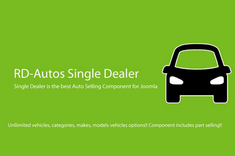 Joomla extension RD-Autos Single Dealer