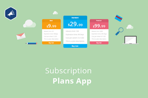 Joomla extension Subscription Plans App for DJ-Classifieds