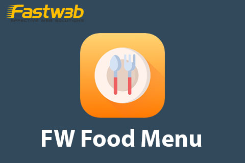 Joomla extension FW Food Menu