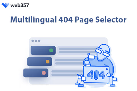 Multilingual 404 Page Selector