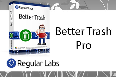 Joomla extension Better Trash Pro
