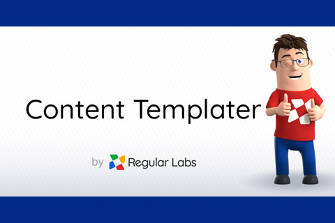 Joomla extension Content Templater Pro