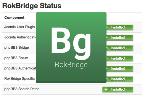 Joomla extension RokBridge