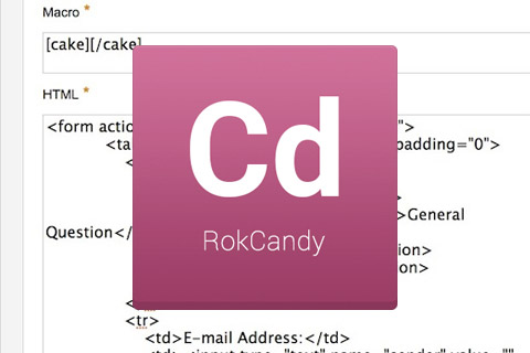 Joomla extension RokCandy