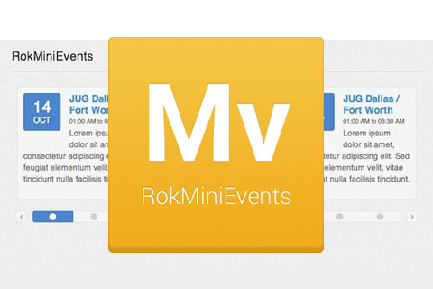 Joomla extension RokMiniEvents
