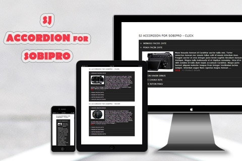 Joomla extension SJ Accordion for SobiPro