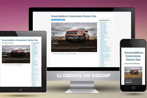 Joomla extension SJ Carousel for HikaShop