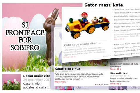 Joomla extension SJ Frontpage for SobiPro