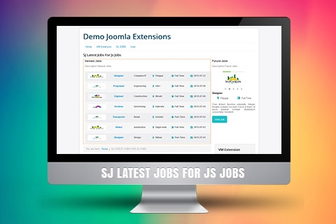 Joomla extension SJ Latest Jobs For JS Jobs