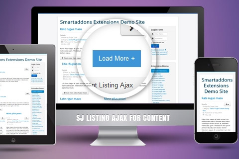 SJ Listing Ajax for Content