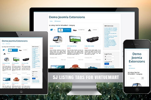 Joomla extension SJ Listing Tabs for VirtueMart