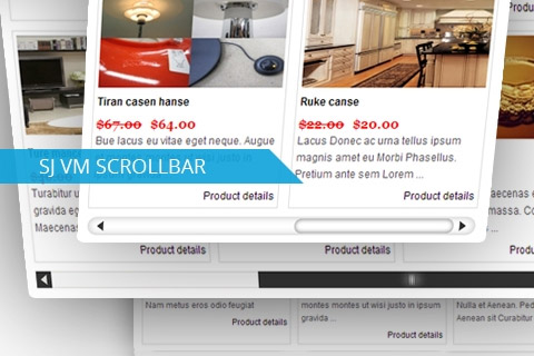 Joomla extension SJ Scrollbar for Virtuemart