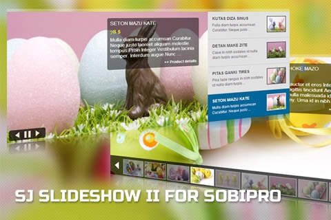 Joomla extension SJ Slideshow II for SobiPro