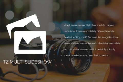 Joomla extension TZ Multi Slideshow