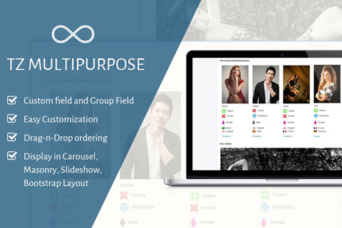 Joomla extension TZ Multipurpose