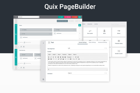 Joomla extension Quix Pro