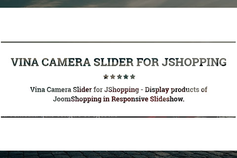 Joomla extension Vina Camera Slider for JShopping