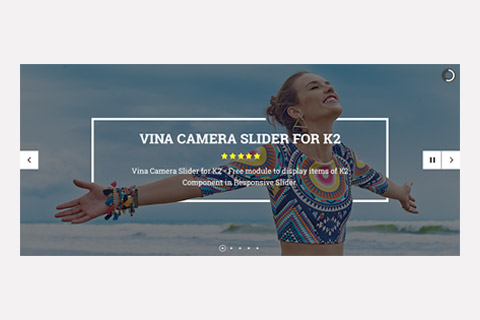 Joomla extension Vina Camera Slider for K2
