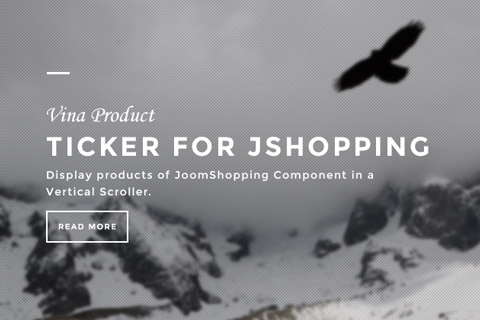 Joomla extension Vina Product Ticker for JShopping