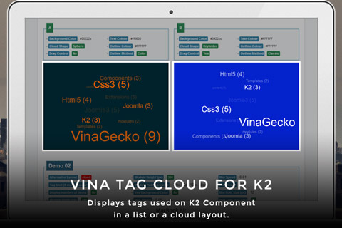 Vina Tag Cloud for K2