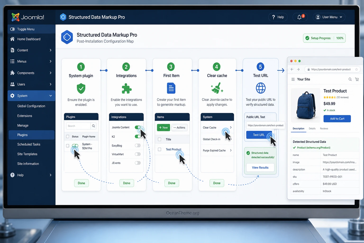 Google Structured Data Markup Pro v6.2.0 - Google markup on Joomla | Guide