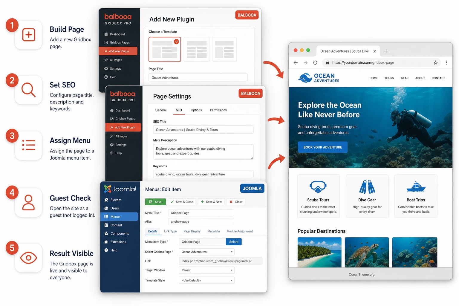 Balbooa Gridbox Pro v2.20.0.1 - Joomla website builder | Guide