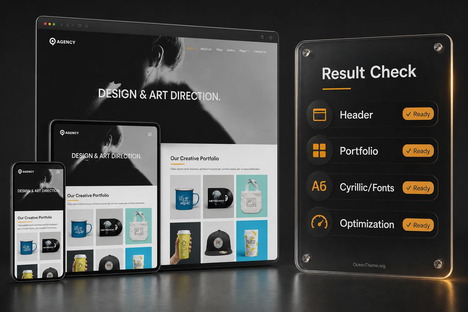 Agency result review on desktop and mobile