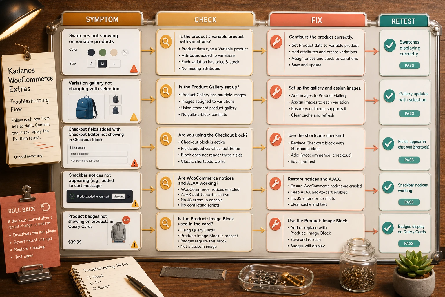 Troubleshooting Kadence WooCommerce Extras issues in WooCommerce