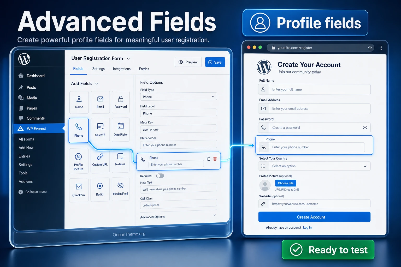 User Registration Advanced Fields v1.6.21 - addon of extended fields ...