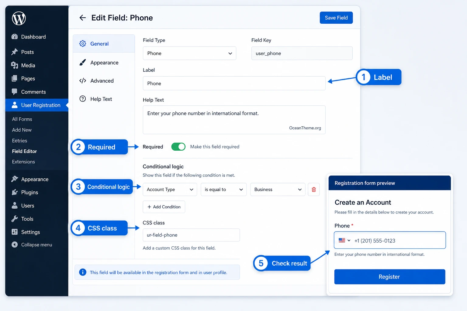 User Registration Advanced Fields v1.6.21 - addon of extended fields ...