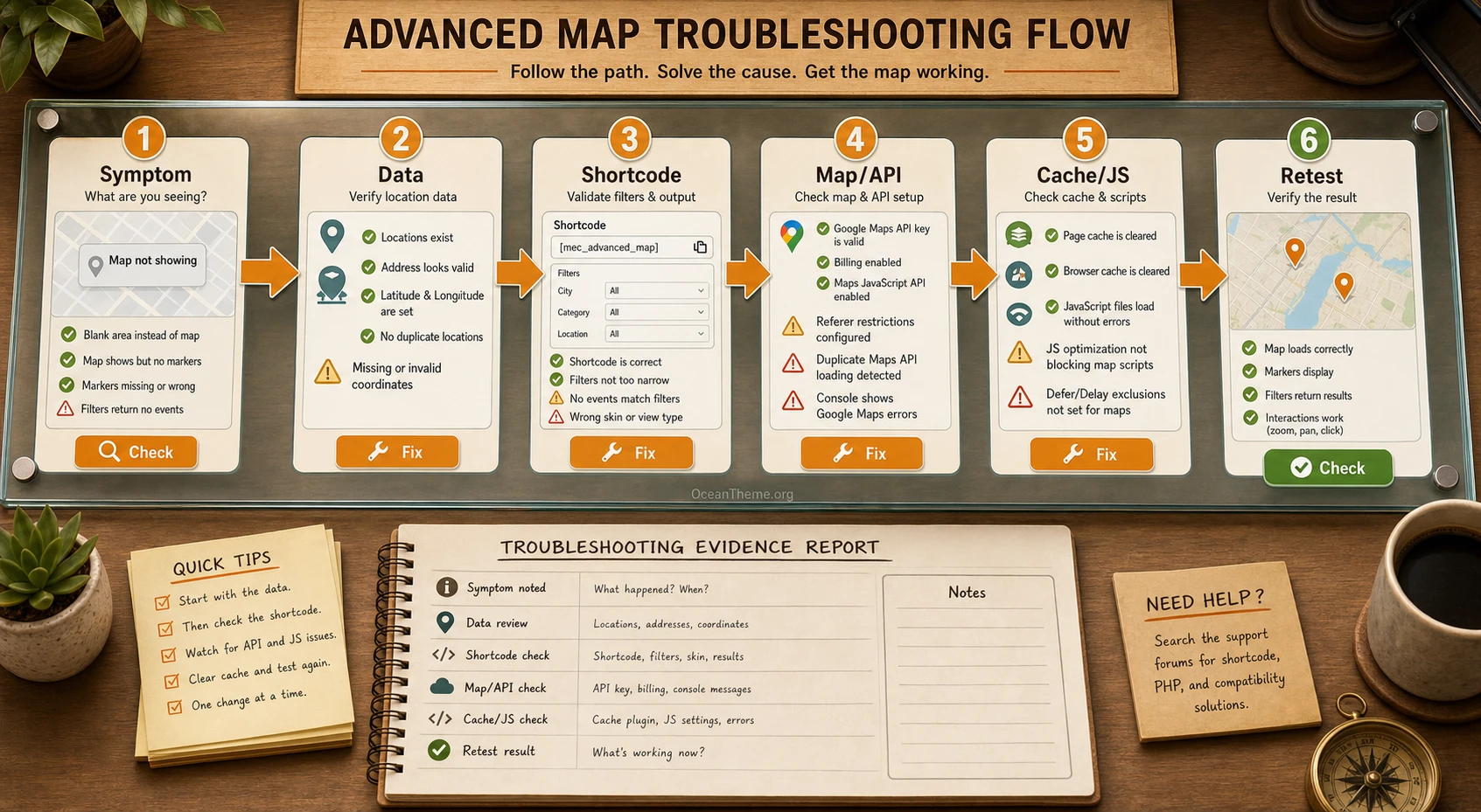 Troubleshooting Advanced Map in Modern Events Calendar