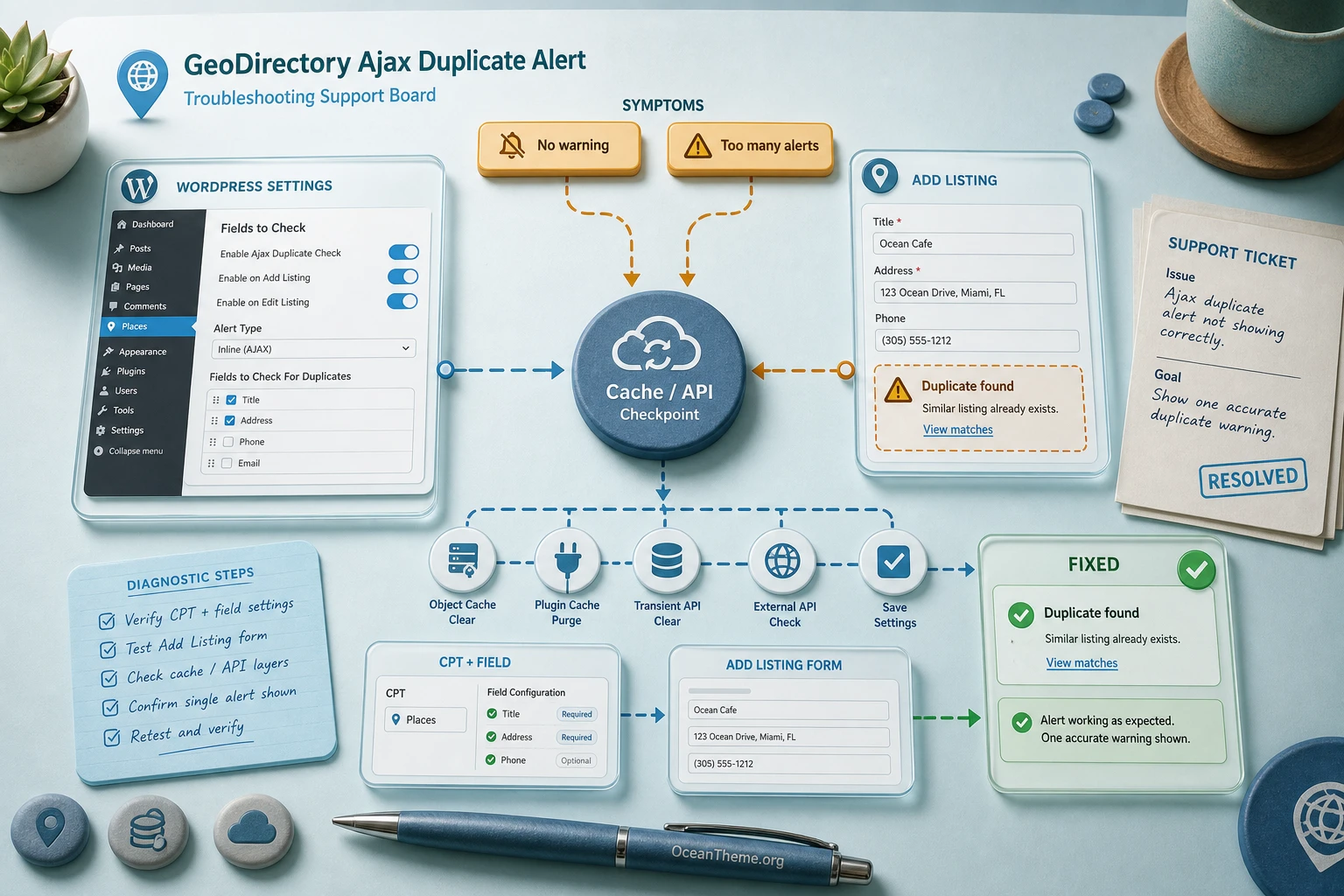Troubleshooting GeoDirectory Ajax Duplicate Alert duplicate-checking issues